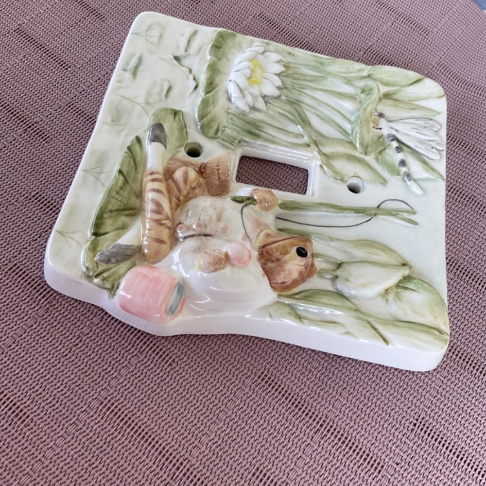 Beatrix Potter Lightswitch ceramic cover - Picture 3 of 6